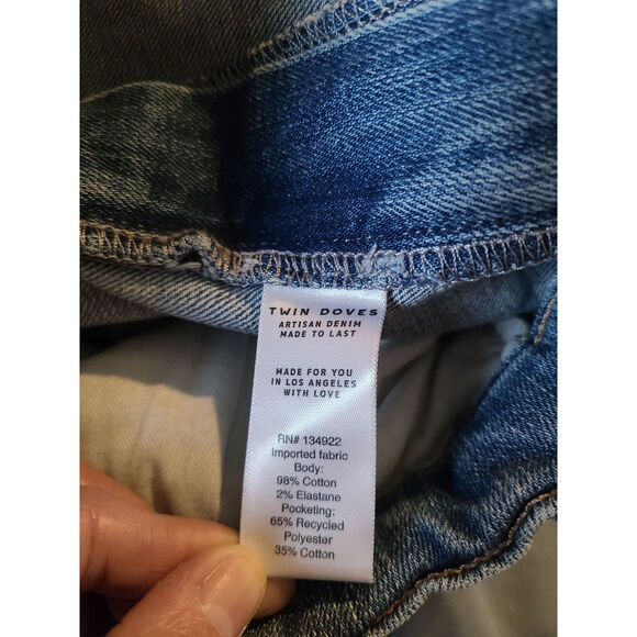 Emerson Fry Twin Doves Treasure Straight Ankle Jean Size 30 - Picture 8 of 8